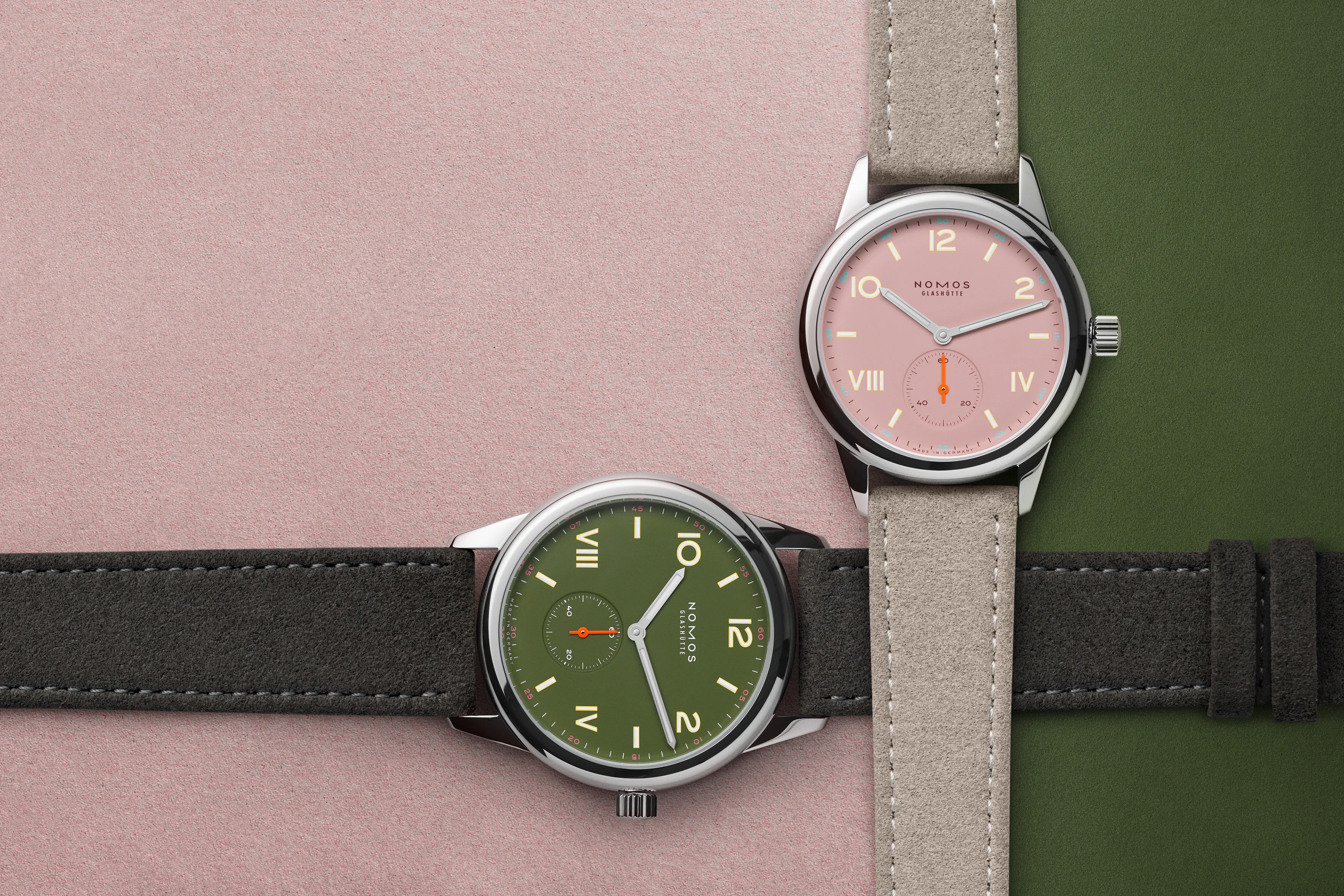 NOMOS Glashuette Club Campus Full Rose & All Olive