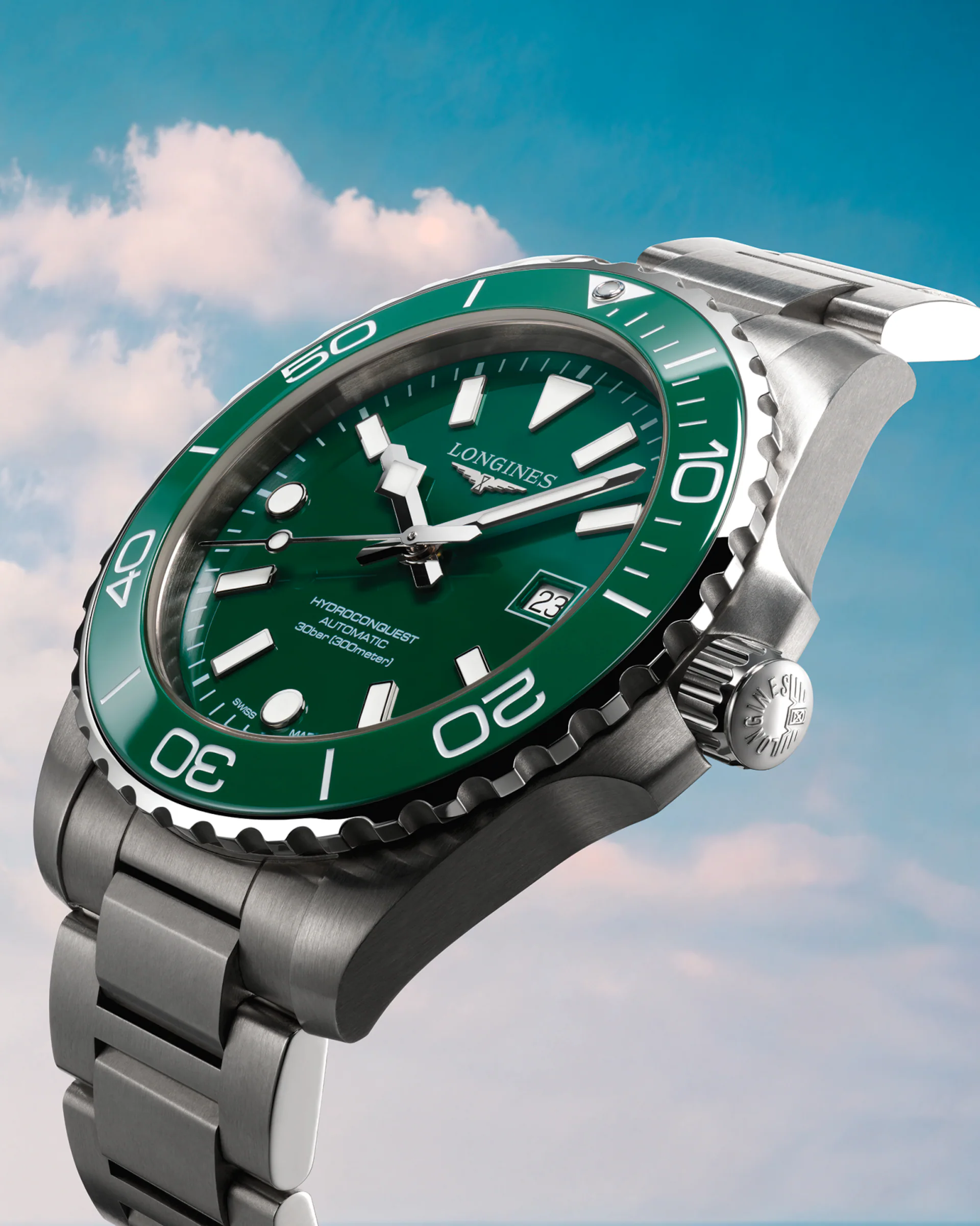 Longines HydroConquest Green