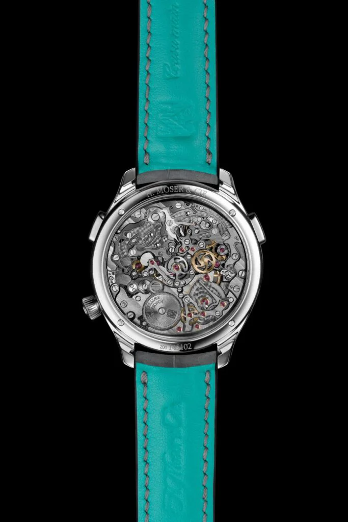 H. MOSER & CIE. ENDEAVOUR FLYBACK CHRONOGRAPH DUAL TIME DATE