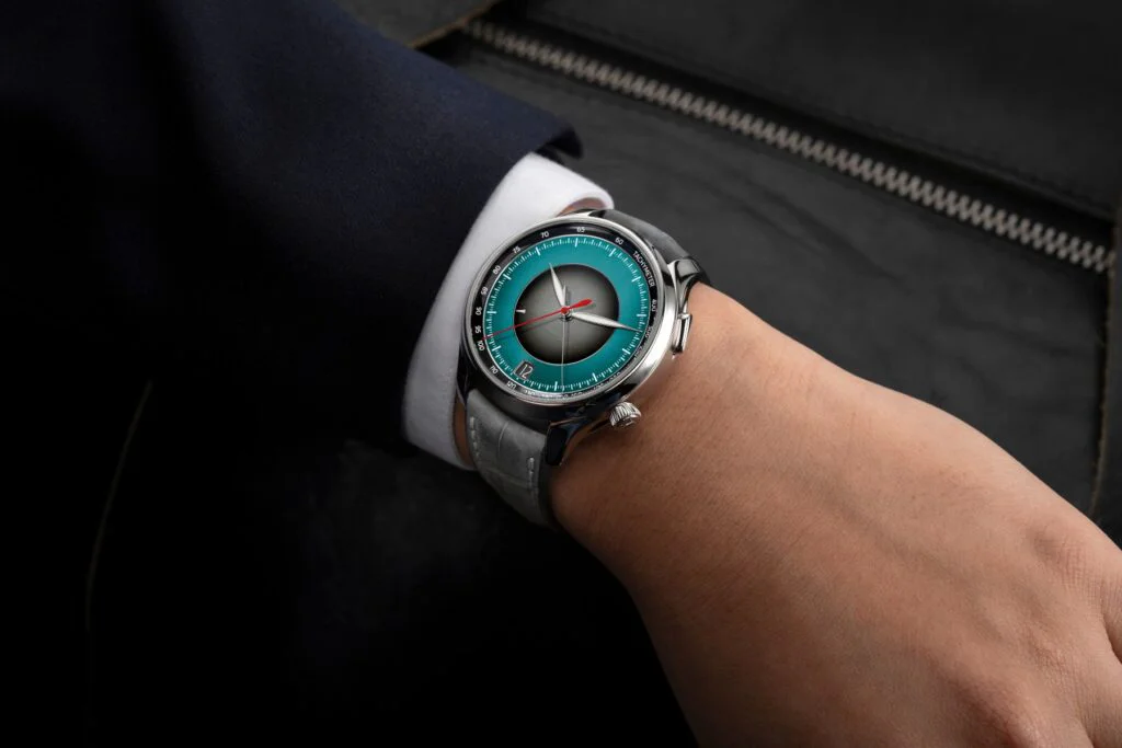 H. MOSER & CIE. ENDEAVOUR FLYBACK CHRONOGRAPH DUAL TIME DATE