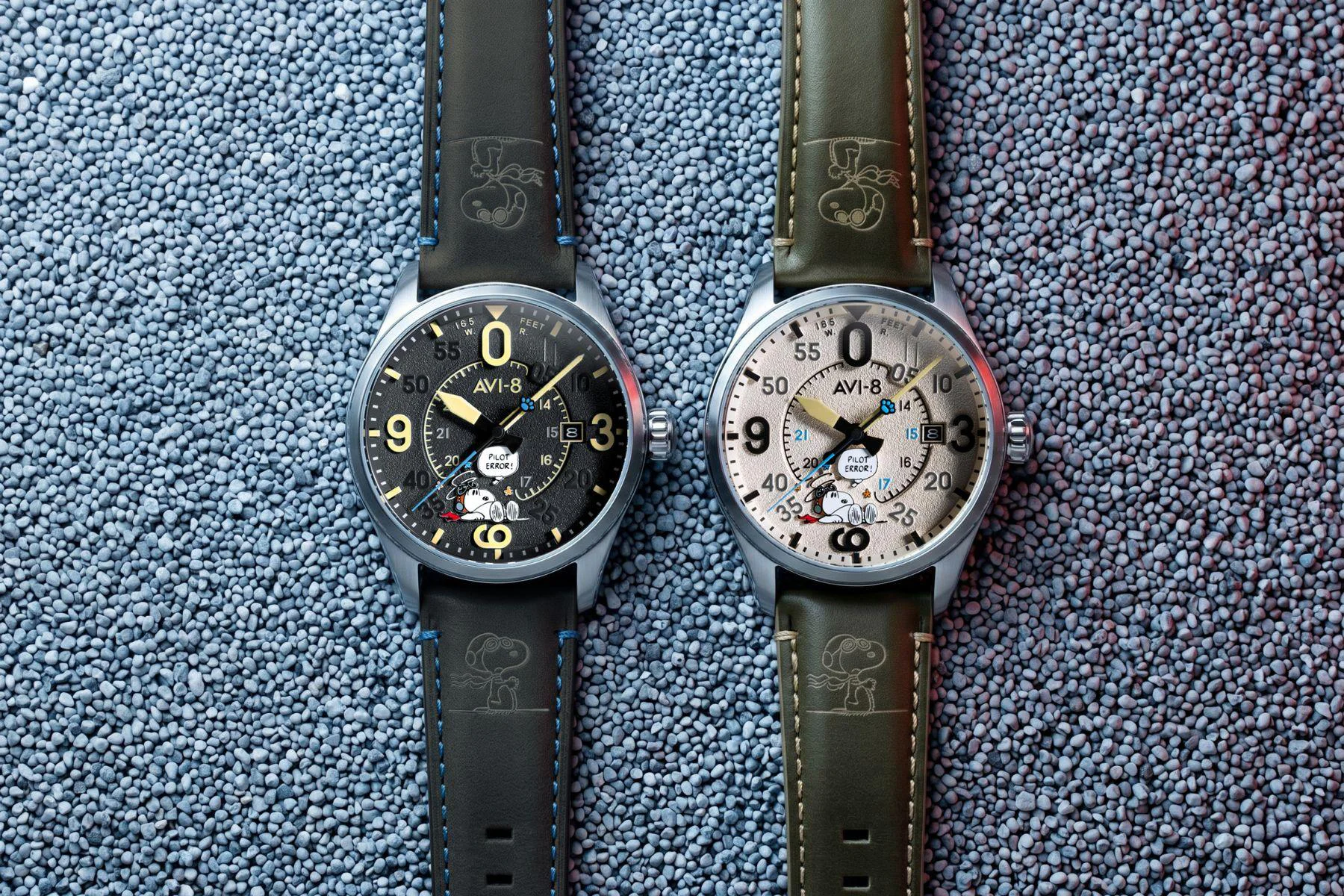 AVI-8 Spitfire Smith Automatic Snoopy Peanuts Flying Ace Pilot Error Limited Edition