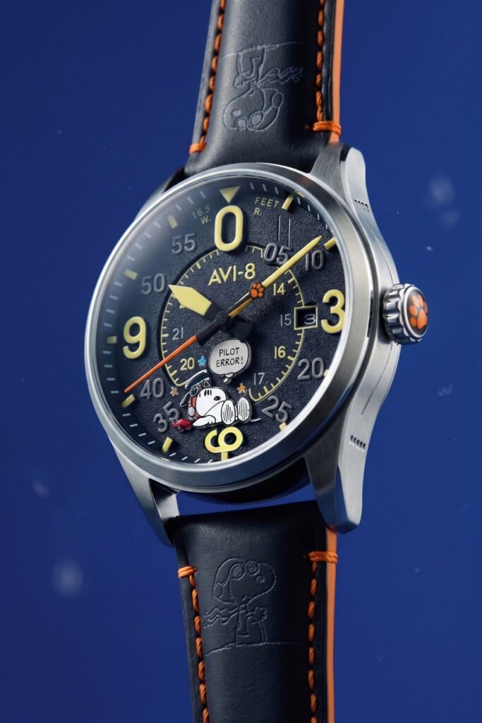 AVI-8 Spitfire Smith Automatic Snoopy Peanuts Flying Ace Pilot Error Limited Edition
