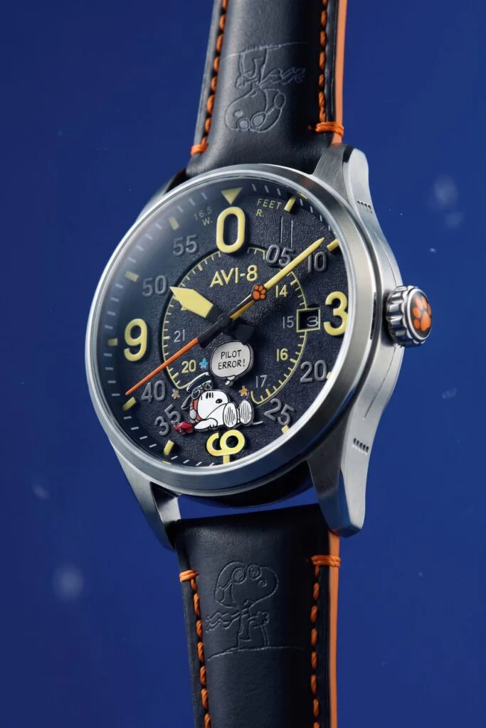AVI-8 Spitfire Smith Automatic Snoopy Peanuts Flying Ace Pilot Error Limited Edition