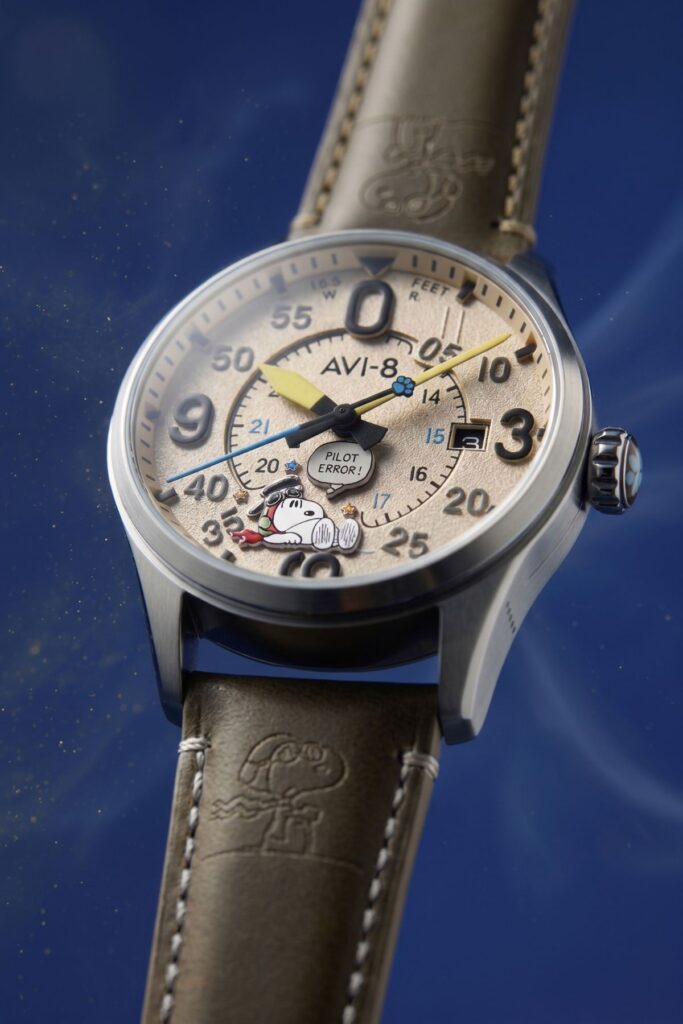AVI-8 Spitfire Smith Automatic Snoopy Peanuts Flying Ace Pilot Error Limited Edition