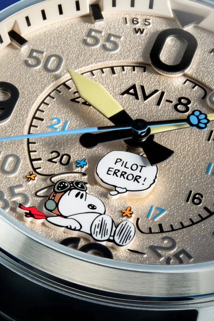 AVI-8 Spitfire Smith Automatic Snoopy Peanuts Flying Ace Pilot Error Limited Edition