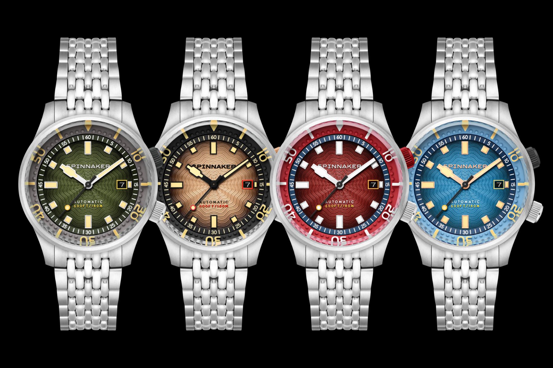 Spinnaker Bradner Automatic Guilloché Fumé Dial