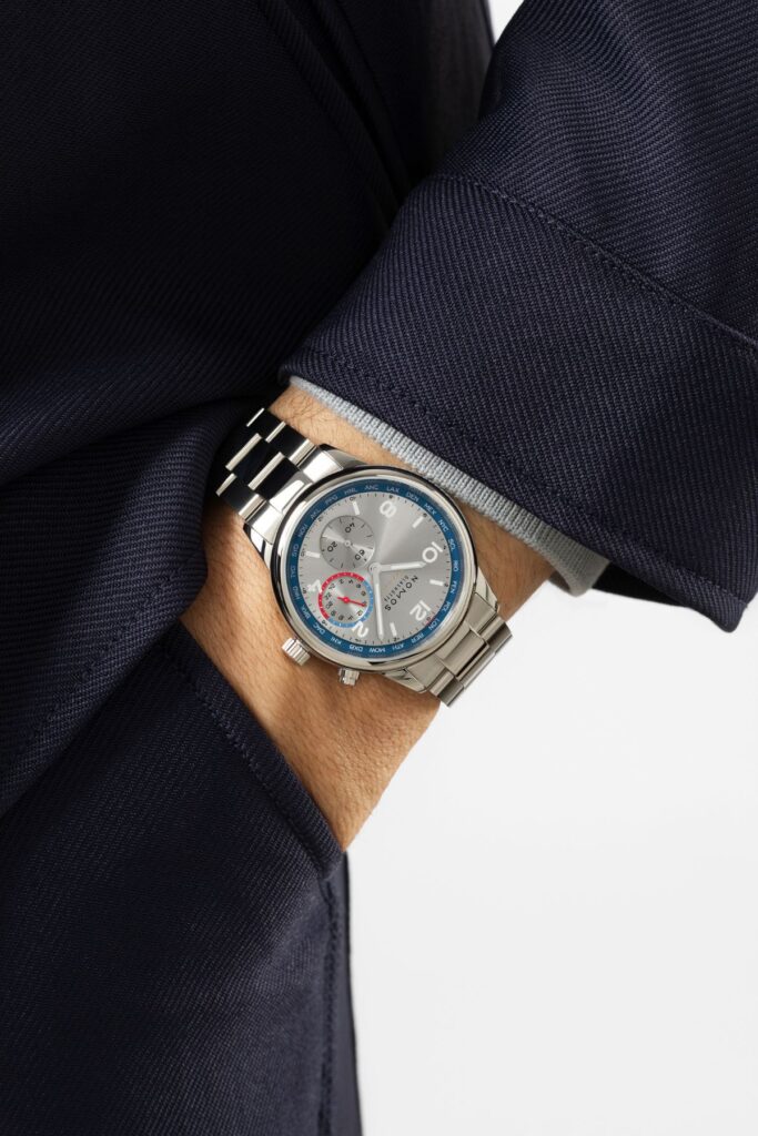 NOMOS Club Sport neomatik Worldtimer Silver