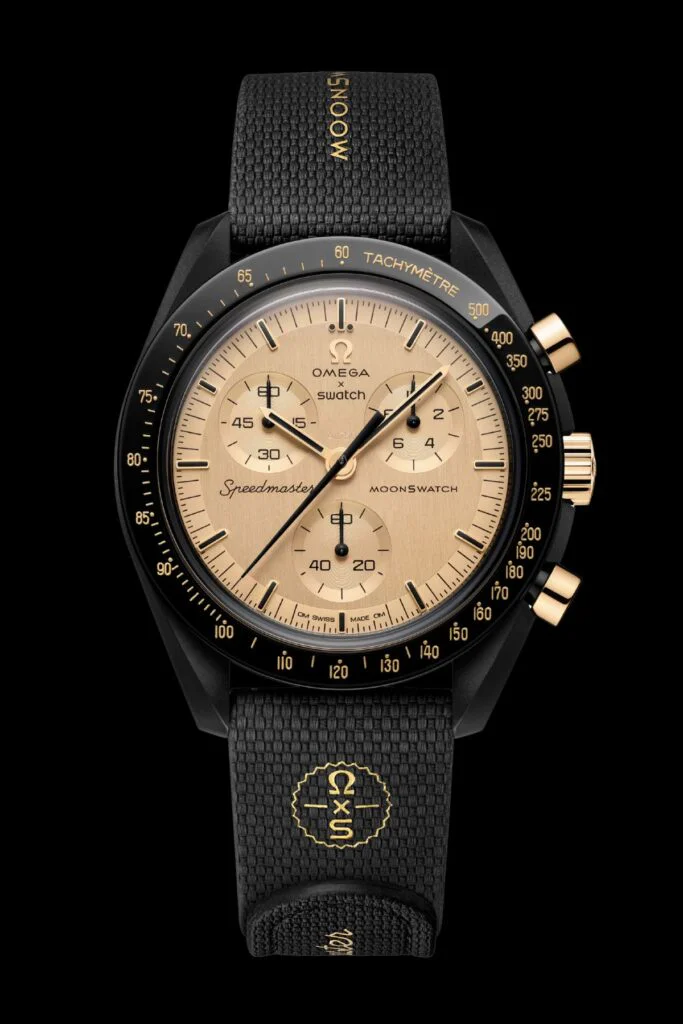 Swatch x Omega MoonSwatch Mission to the Moon 1969 Moonshine Gold