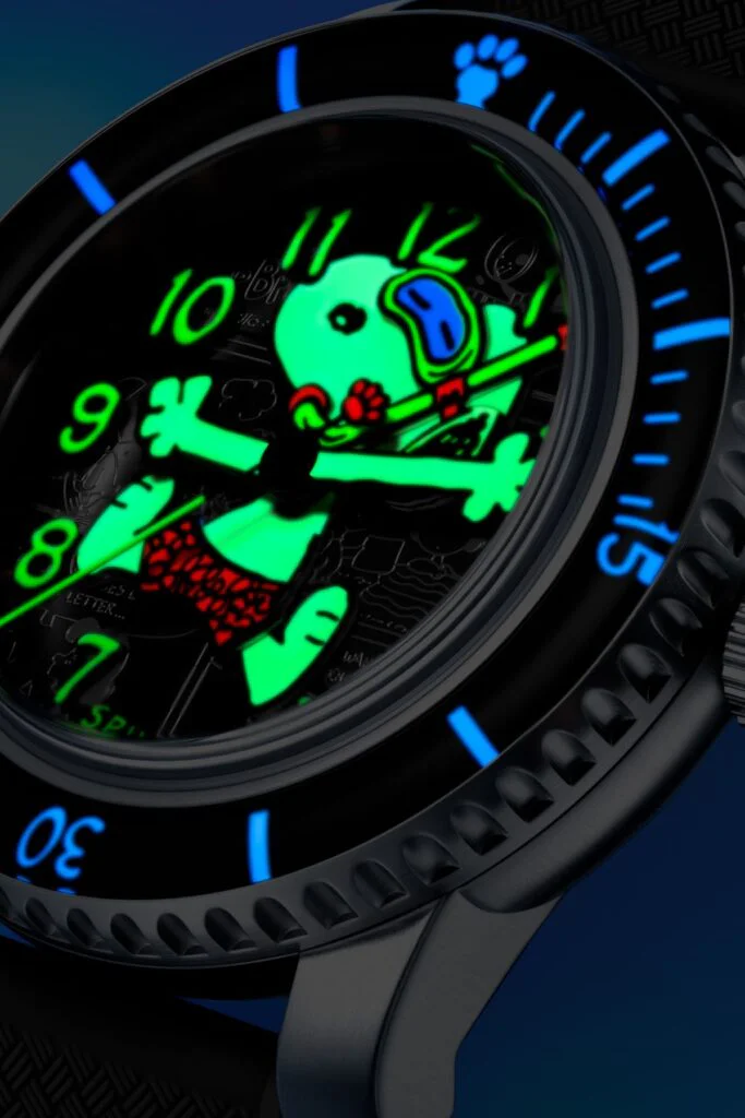 Spinnaker Fleuss 40 Automatic PEANUTS Snoopy Seaside Snorkel Limited Edition