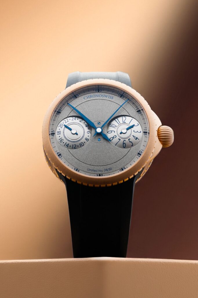 Chronoswiss Pulse GMT Frosted Guilloche Gold