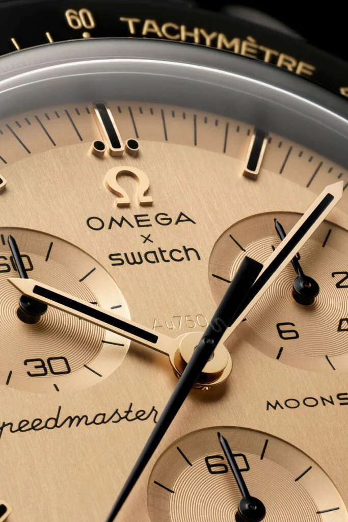 Swatch x Omega MoonSwatch Mission to the Moon 1969 Moonshine Gold