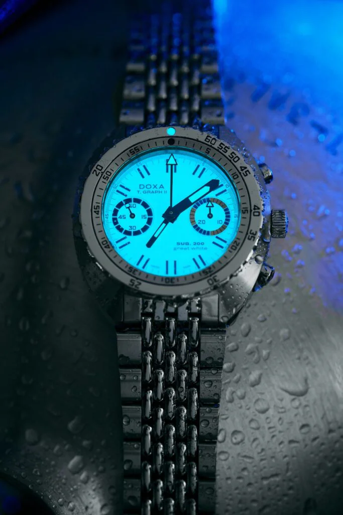DOXA SUB T.Graph II 'Great White' Topper Edition