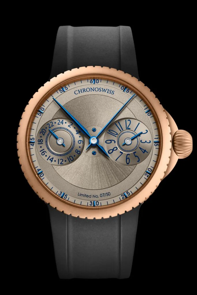 Chronoswiss Pulse GMT Frosted Guilloche Gold