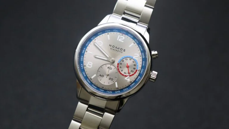 NOMOS Club Sport neomatik Worldtimer Silver