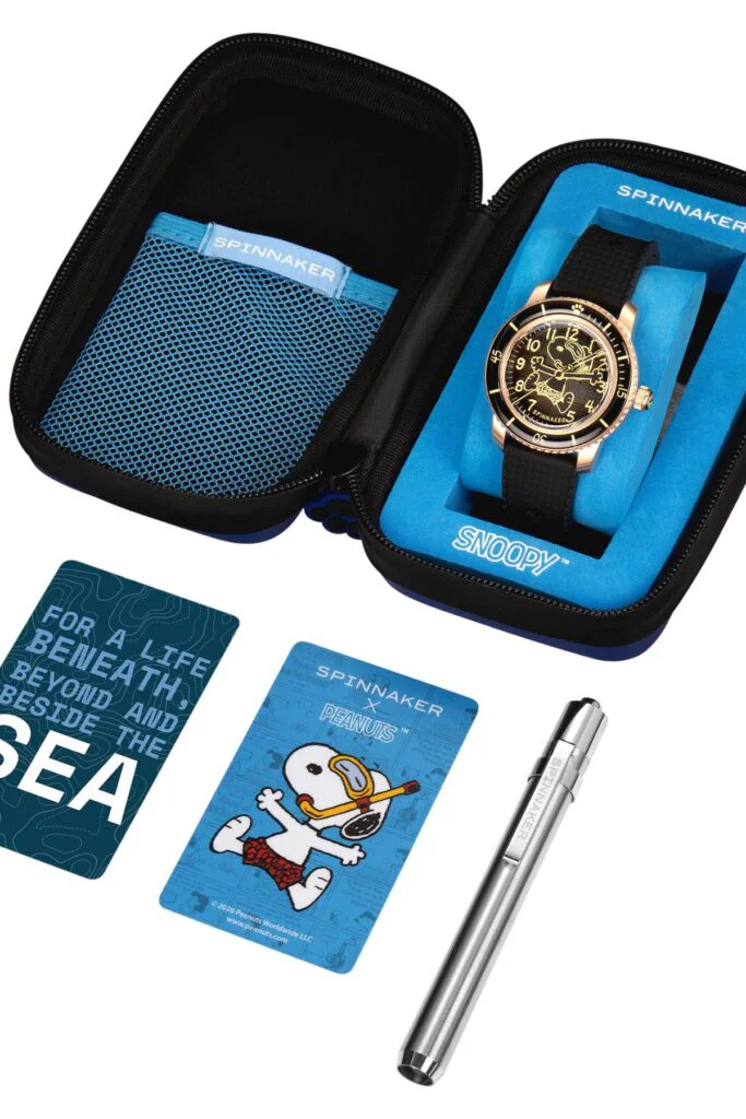 Spinnaker Fleuss 40 Automatic PEANUTS Snoopy Seaside Snorkel Limited Edition