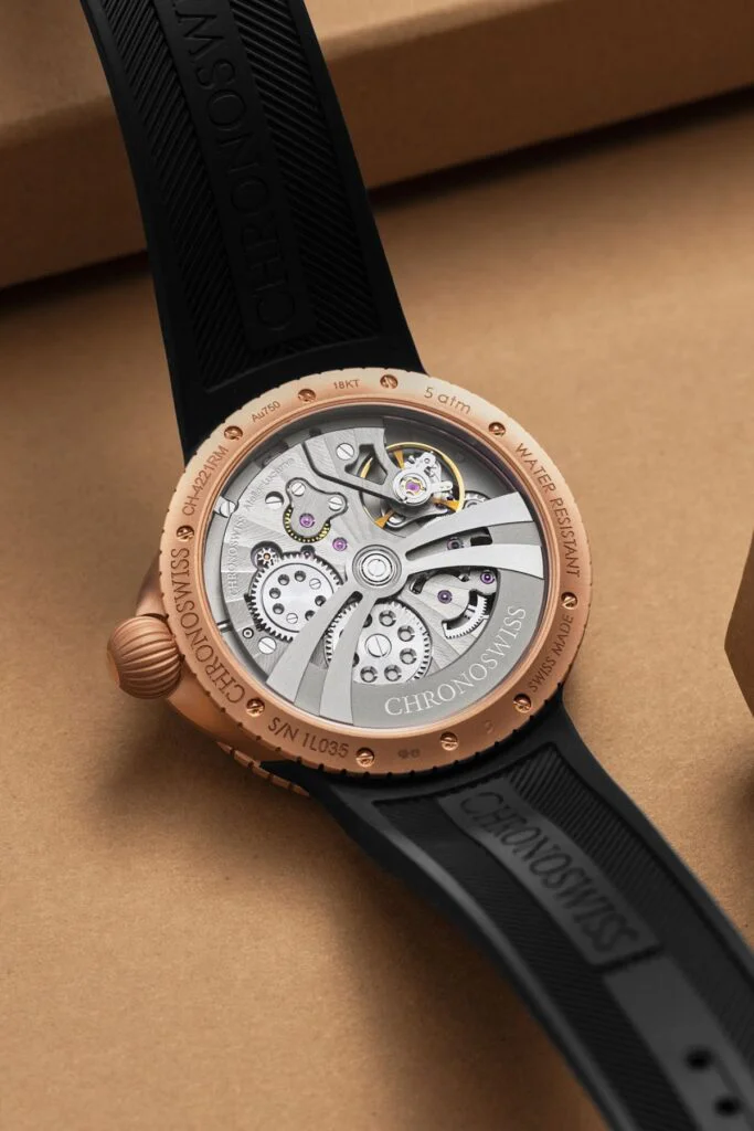 Chronoswiss Pulse GMT Frosted Guilloche Gold