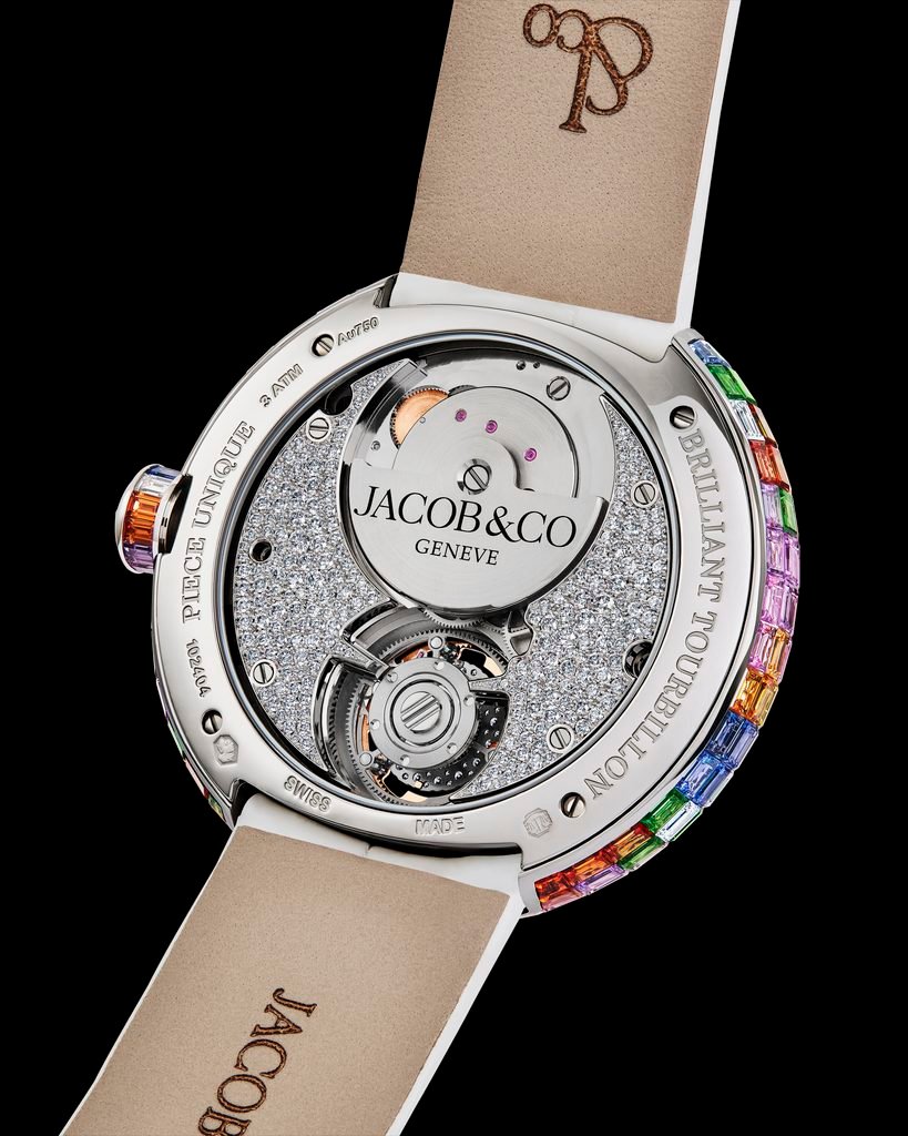 Jacob & Co. Brilliant Flying Tourbillon Baguette Pastel Arlequino