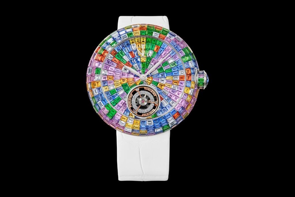 Jacob & Co. Brilliant Flying Tourbillon Baguette Pastel Arlequino