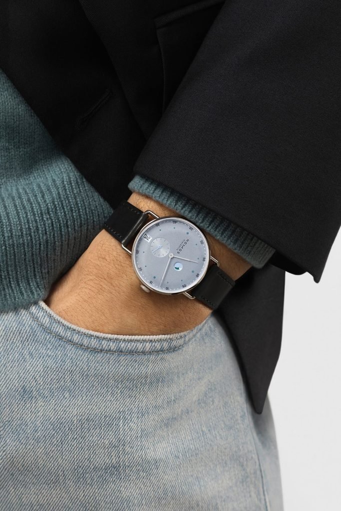 Metro Date Power Reserve Ice Blue